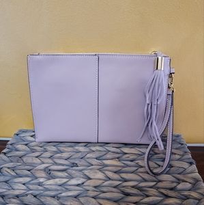 INC International Concepts Pink Gold & Black Wristlet 9.5Wx6.5Hx0.75D